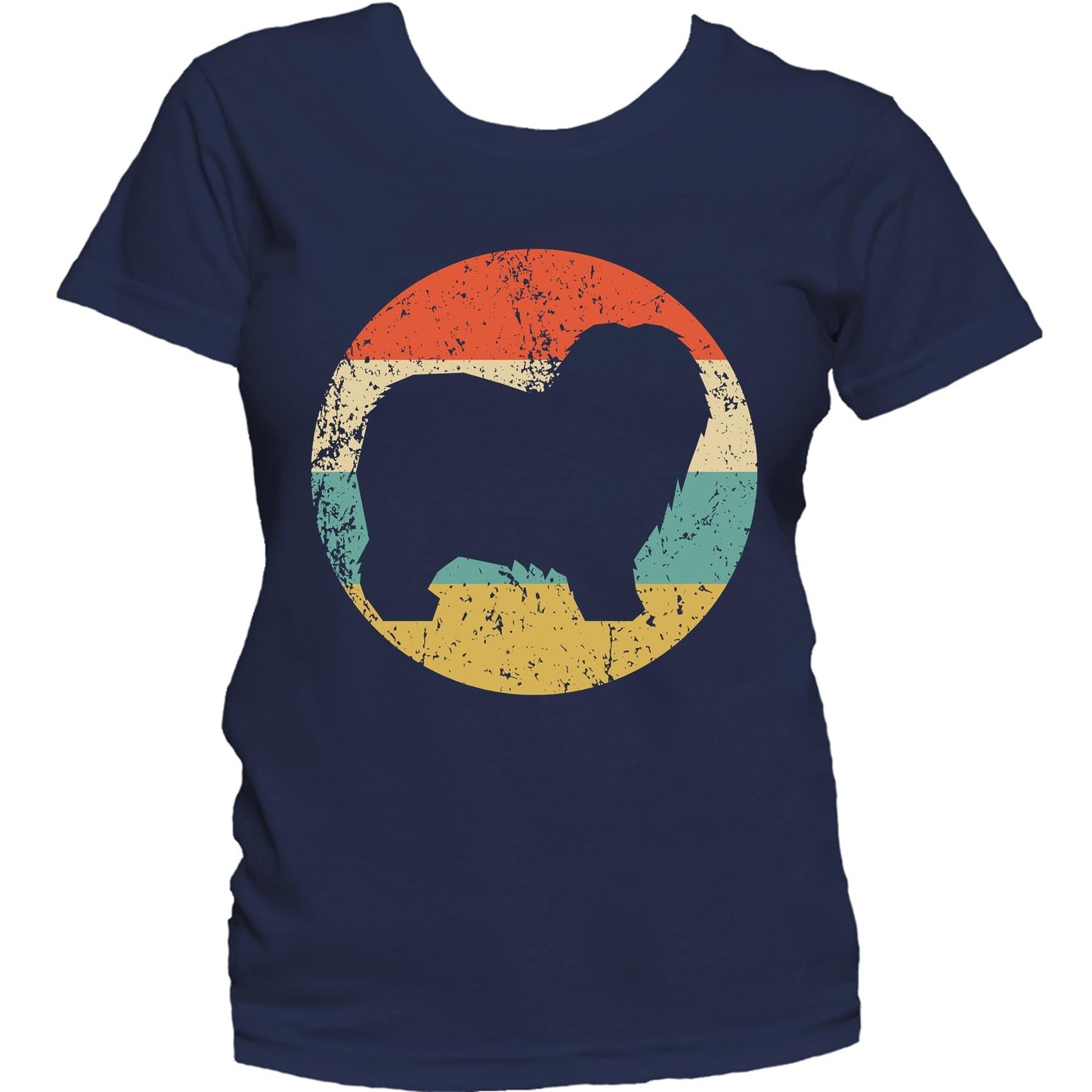 Old English Sheepdog Shirt - Vintage Retro Dog Women's T-Shirt