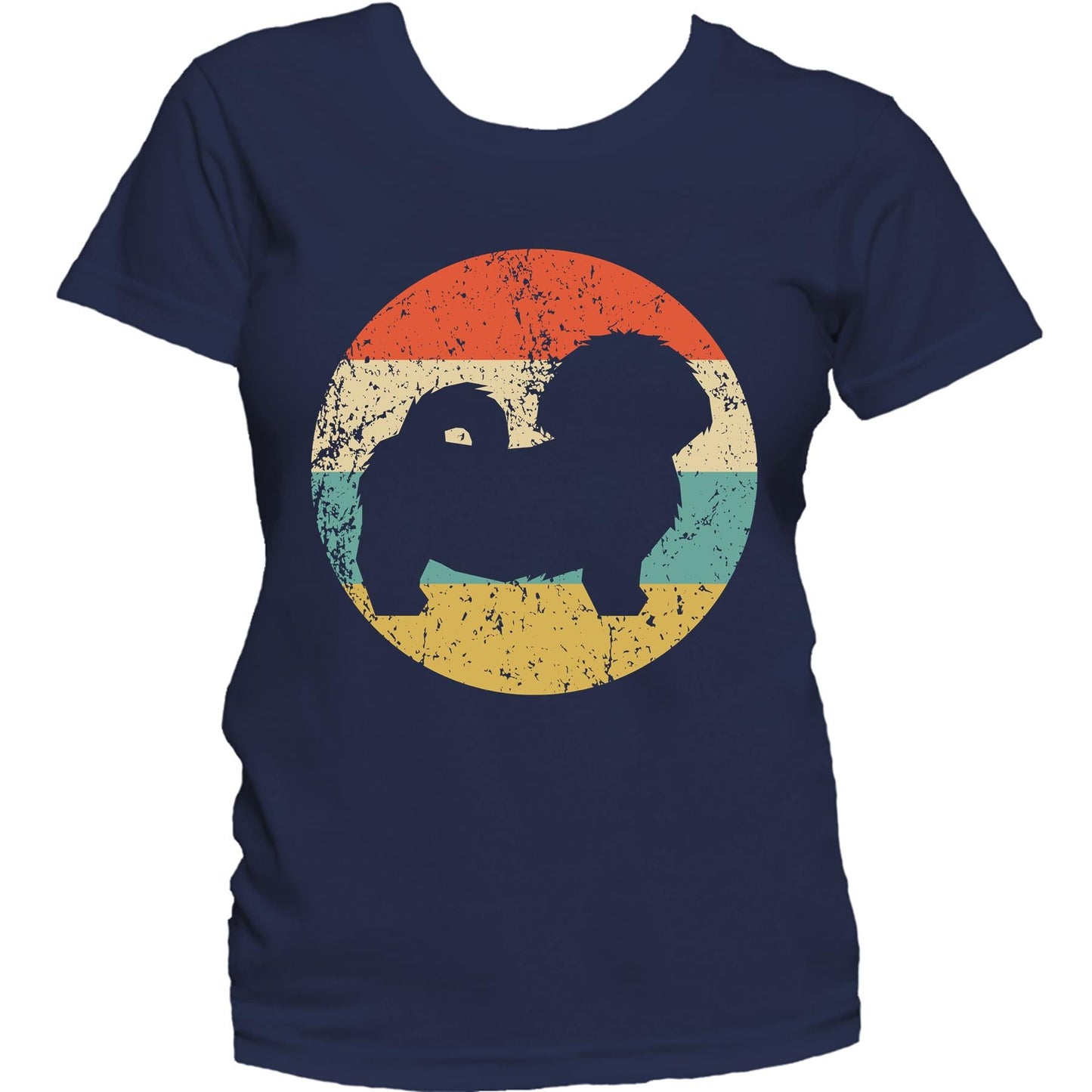 Shih Tzu Shirt - Vintage Retro Shih Tzu Dog Women's T-Shirt