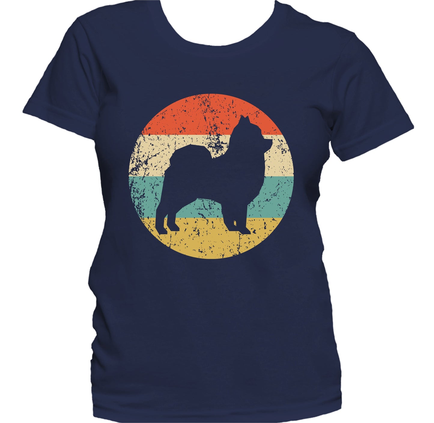 Pomeranian Retro Style Dog Women's T-Shirt