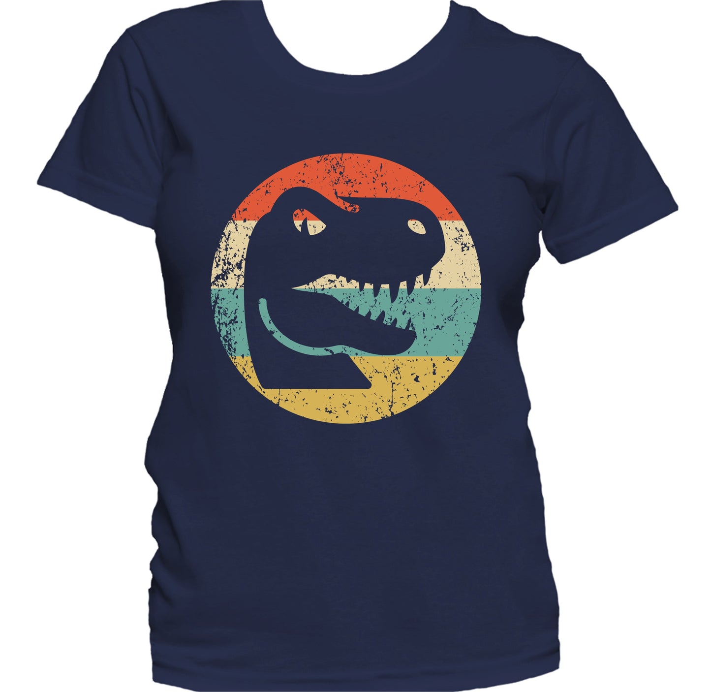 Tyrannosaurus Rex T Rex Retro Style Dinosaur Women's T-Shirt