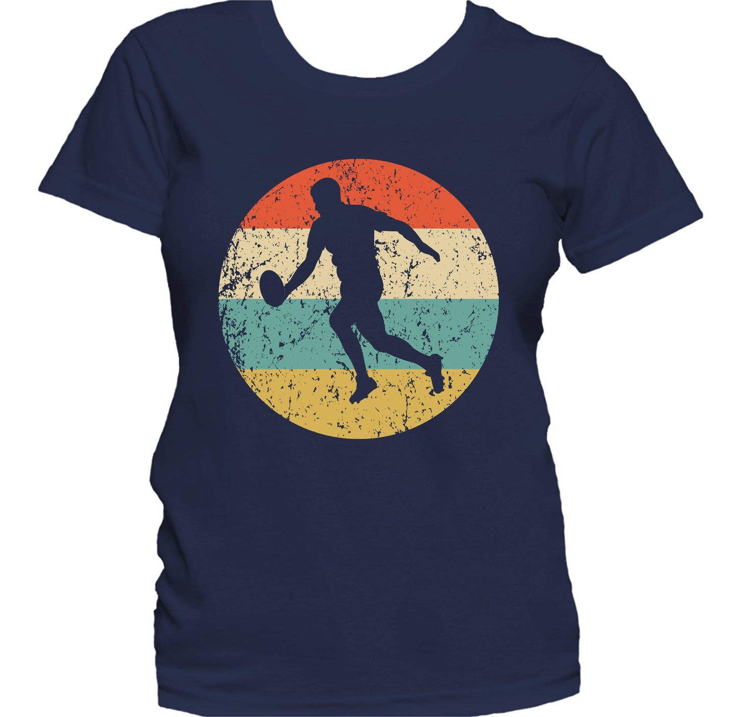 Rugby Player Retro Style Sports Women's T-Shirt