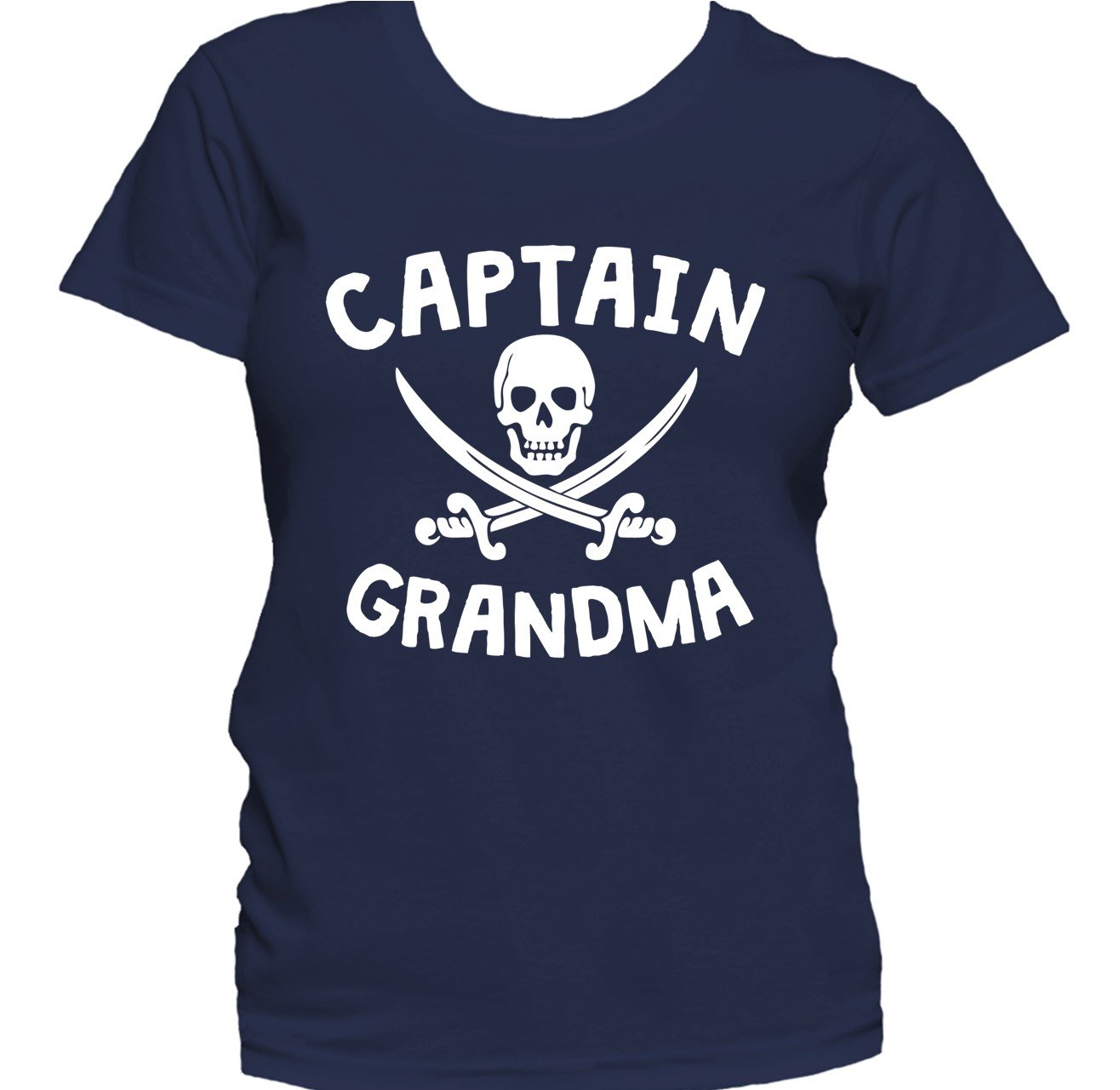 Captain Grandma Pirate Grandparent's Day Women's T-Shirt
