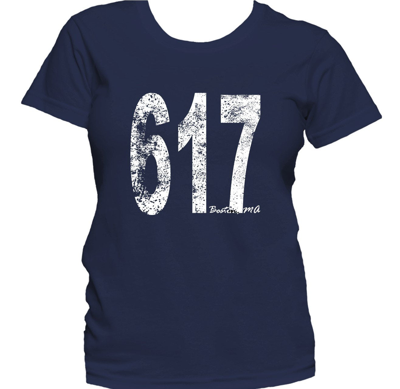 Retro Style Boston Area Code 617 Women's T-Shirt
