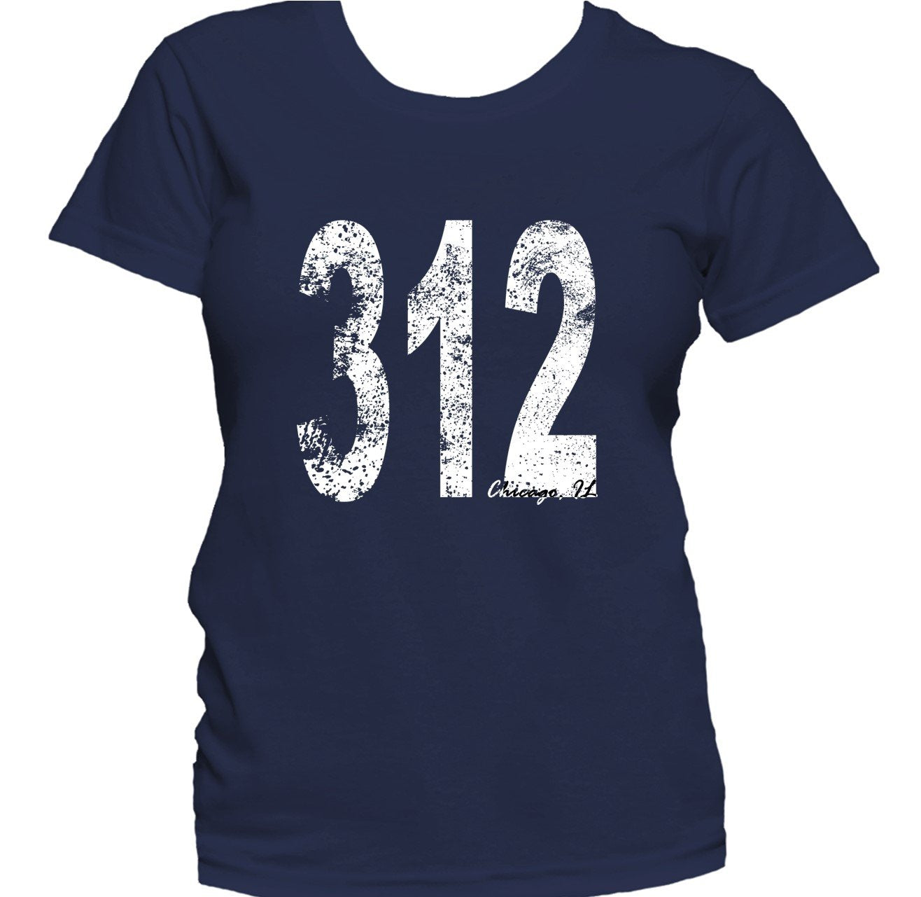 Retro Style Chicago Area Code 312 Women's T-Shirt