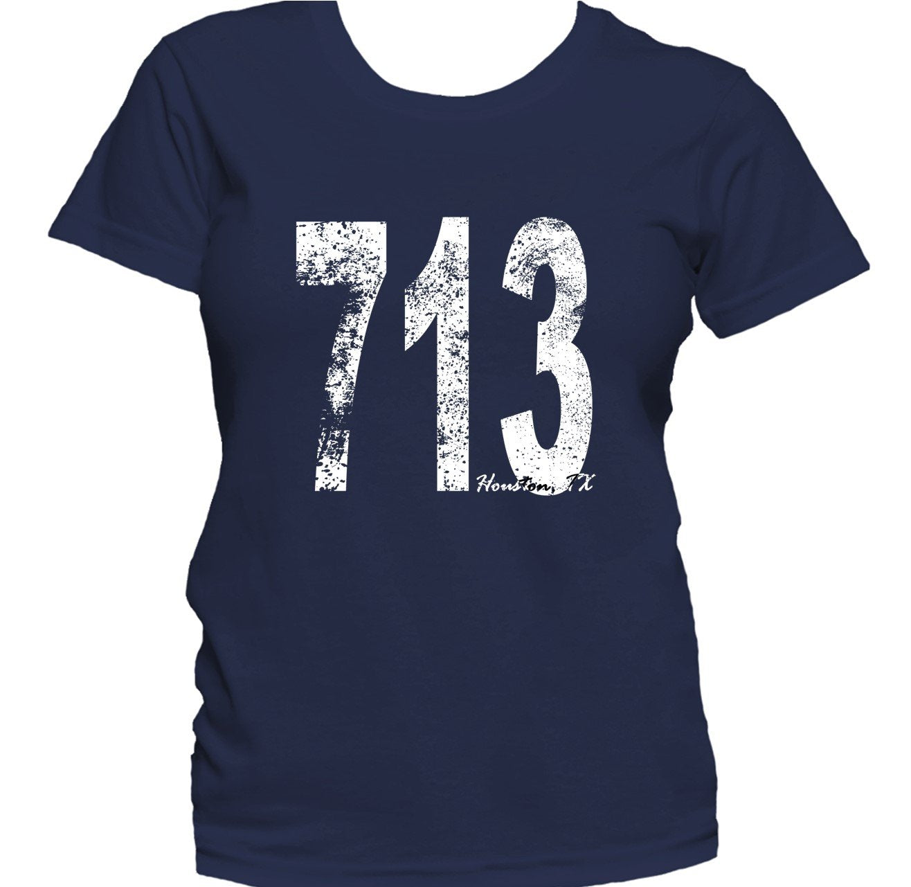 Retro Style Houston Area Code 713 Women's T-Shirt