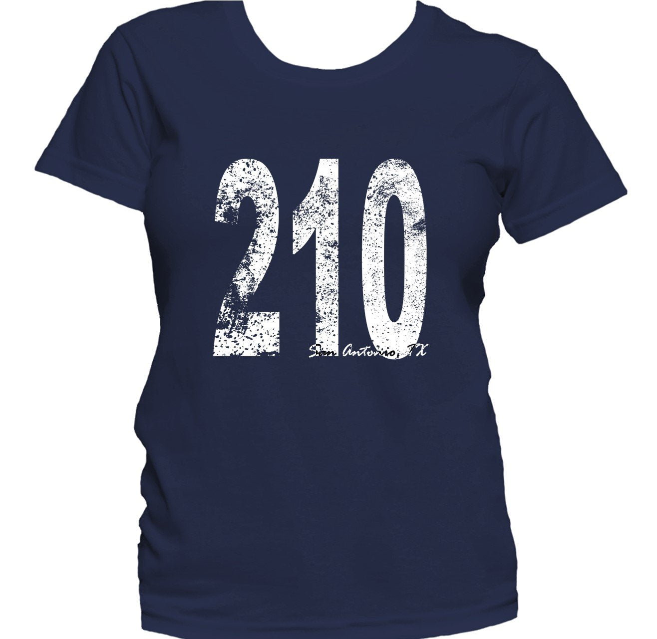 Retro Style San Antonio Area Code 210 Women's T-Shirt
