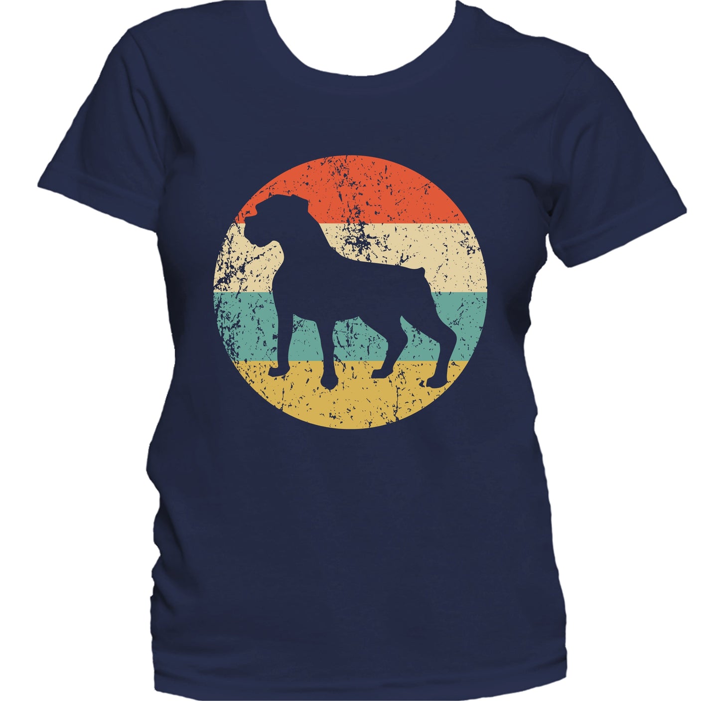 Retro Boxer Dog Breed Icon Women's T-Shirt