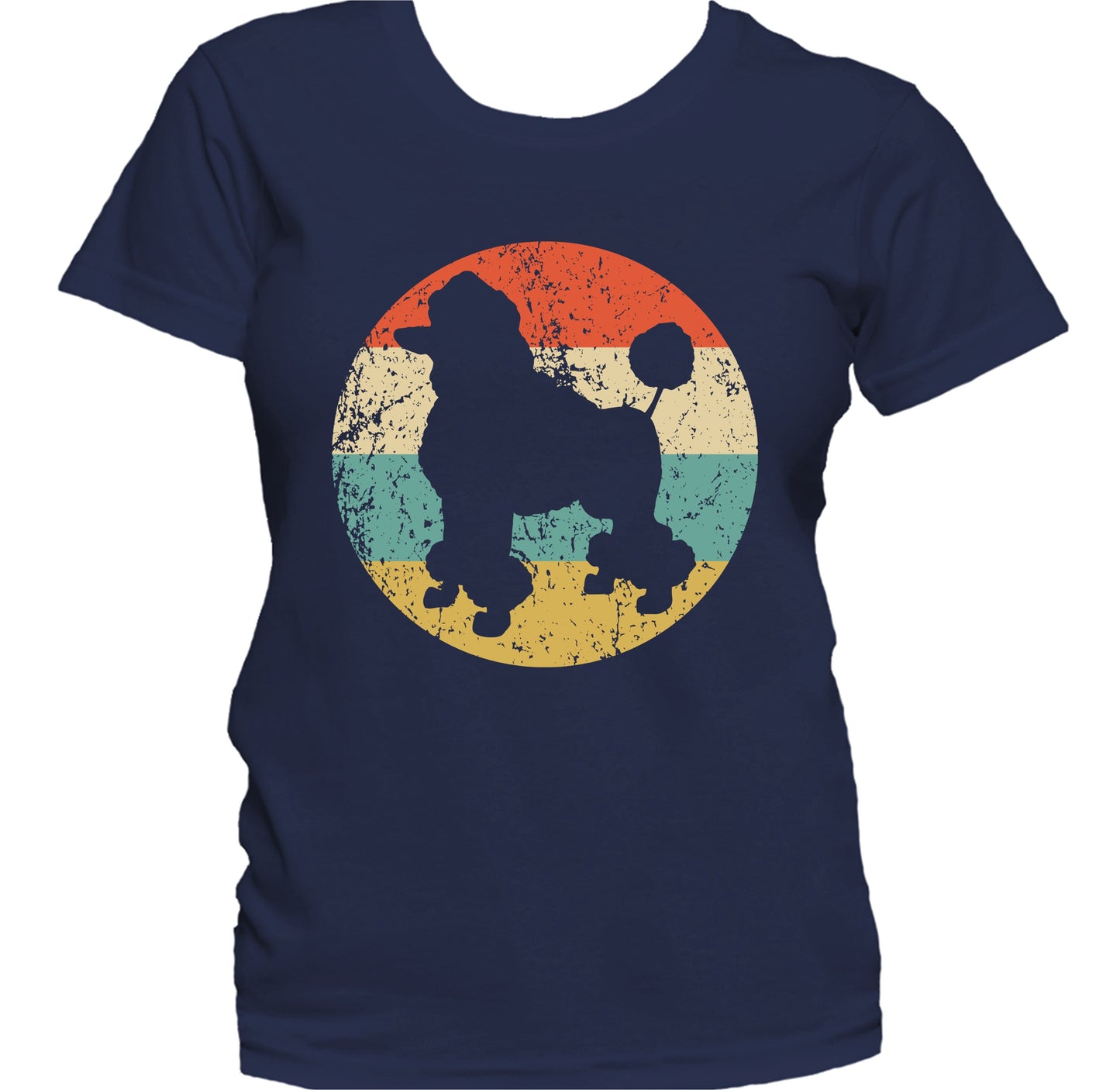 Retro Poodle Dog Breed Icon Women's T-Shirt