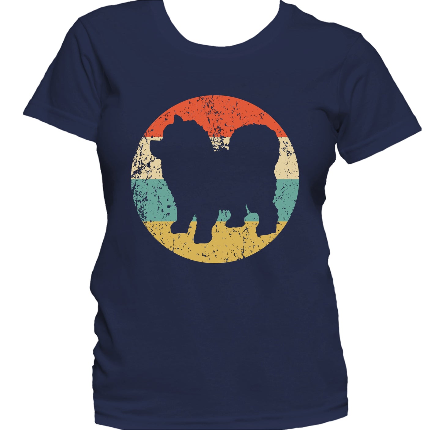 Retro Chow Chow Dog Breed Icon Women's T-Shirt