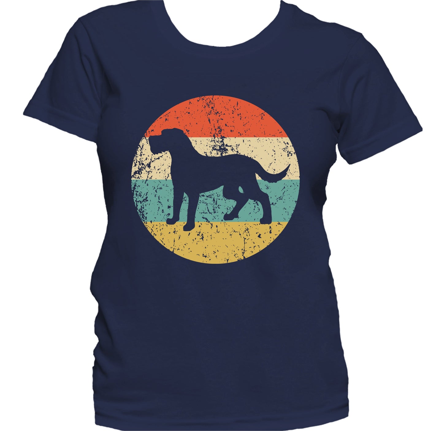 Retro Irish Wolfhound Dog Breed Icon Women's T-Shirt