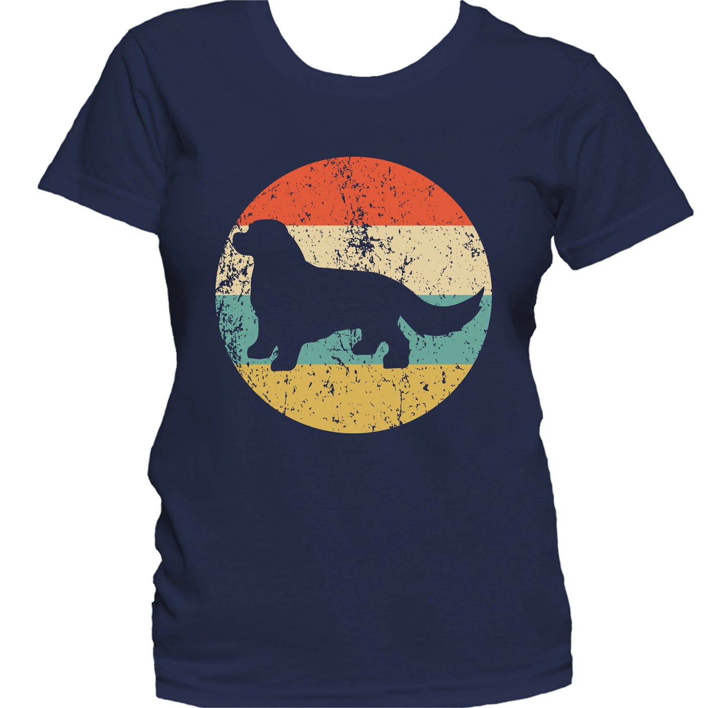 Retro King Charles Spaniel Dog Breed Icon Women's T-Shirt