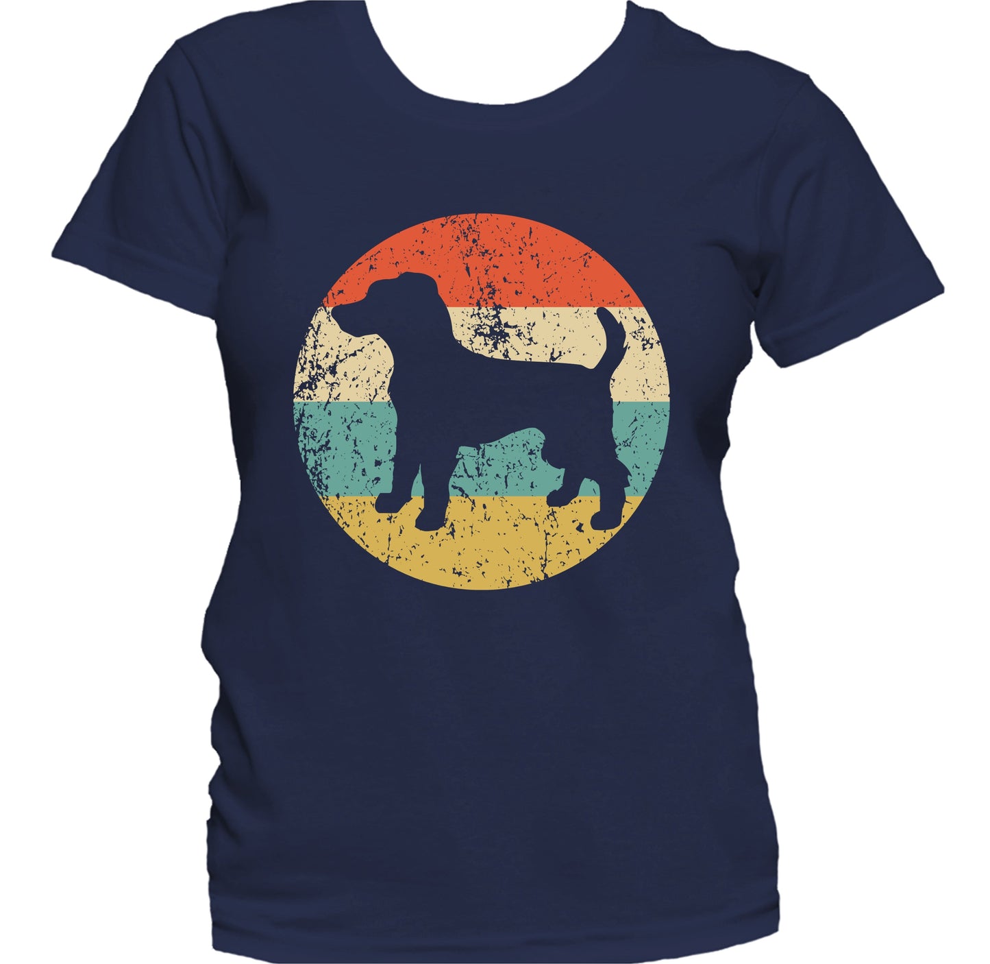 Retro Parson Russell Terrier Dog Breed Icon Women's T-Shirt