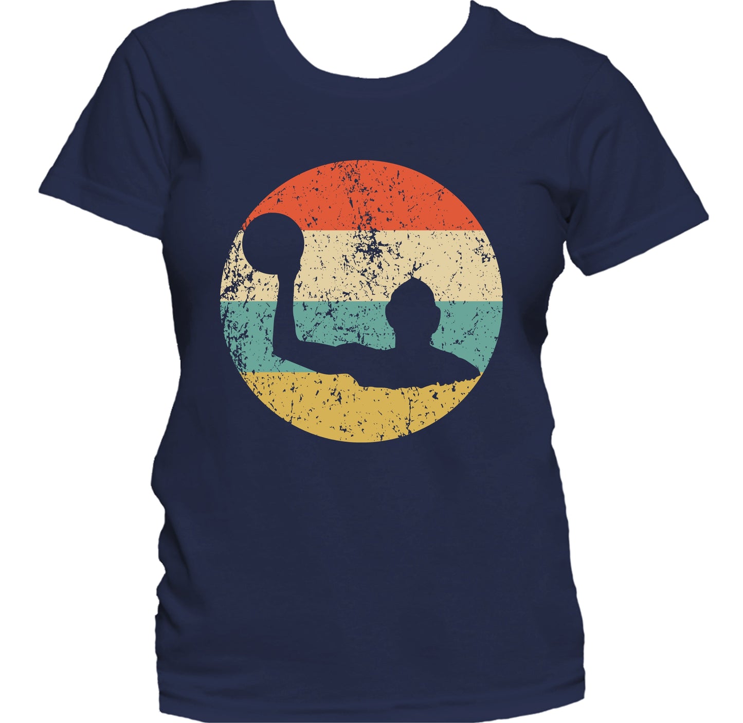 Water Polo Shirt - Retro Water Polo Player Icon Women's T-Shirt