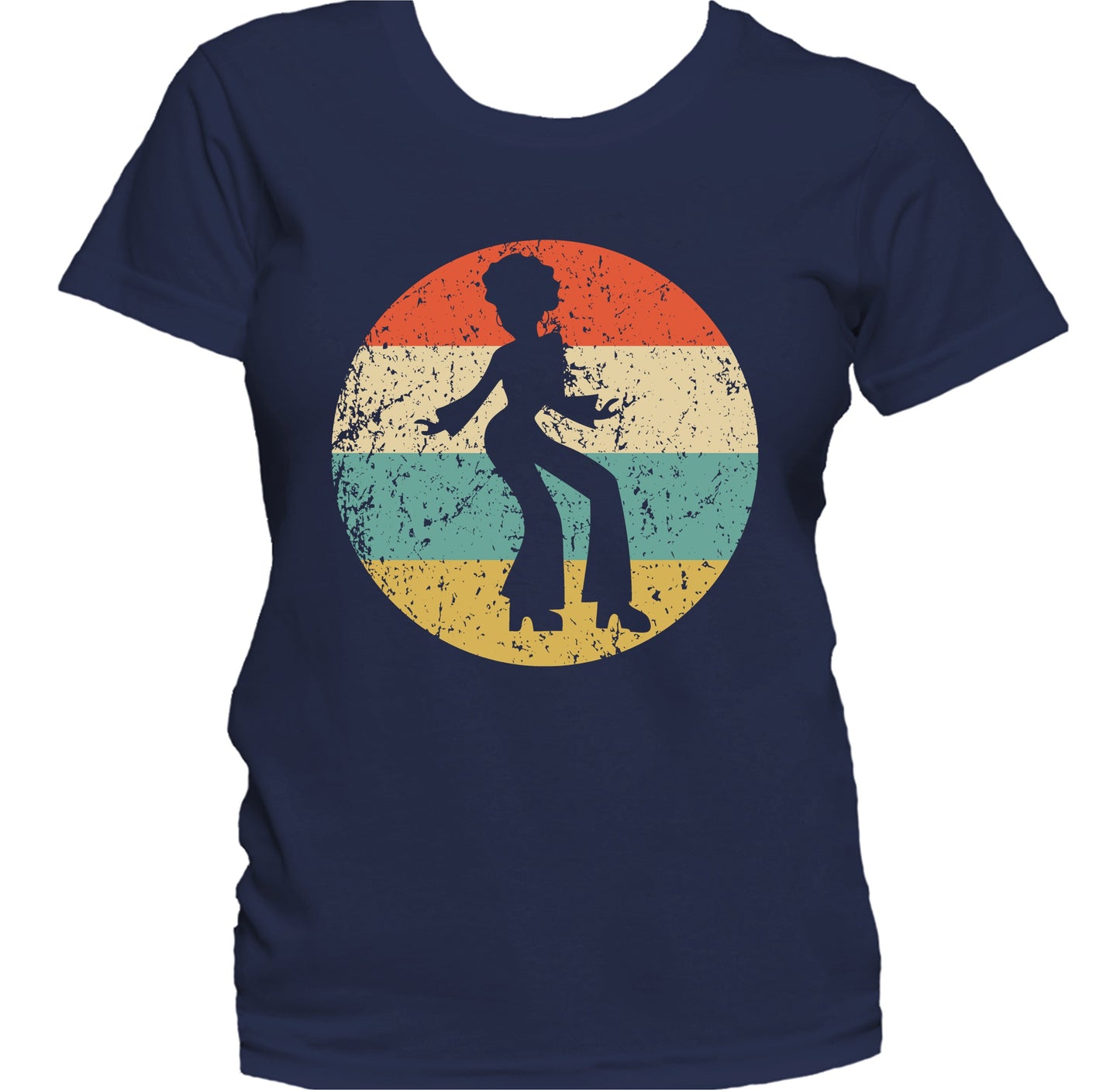 Retro Disco Dancer 1960's 1970's Vintage Style Disco Women's T-Shirt