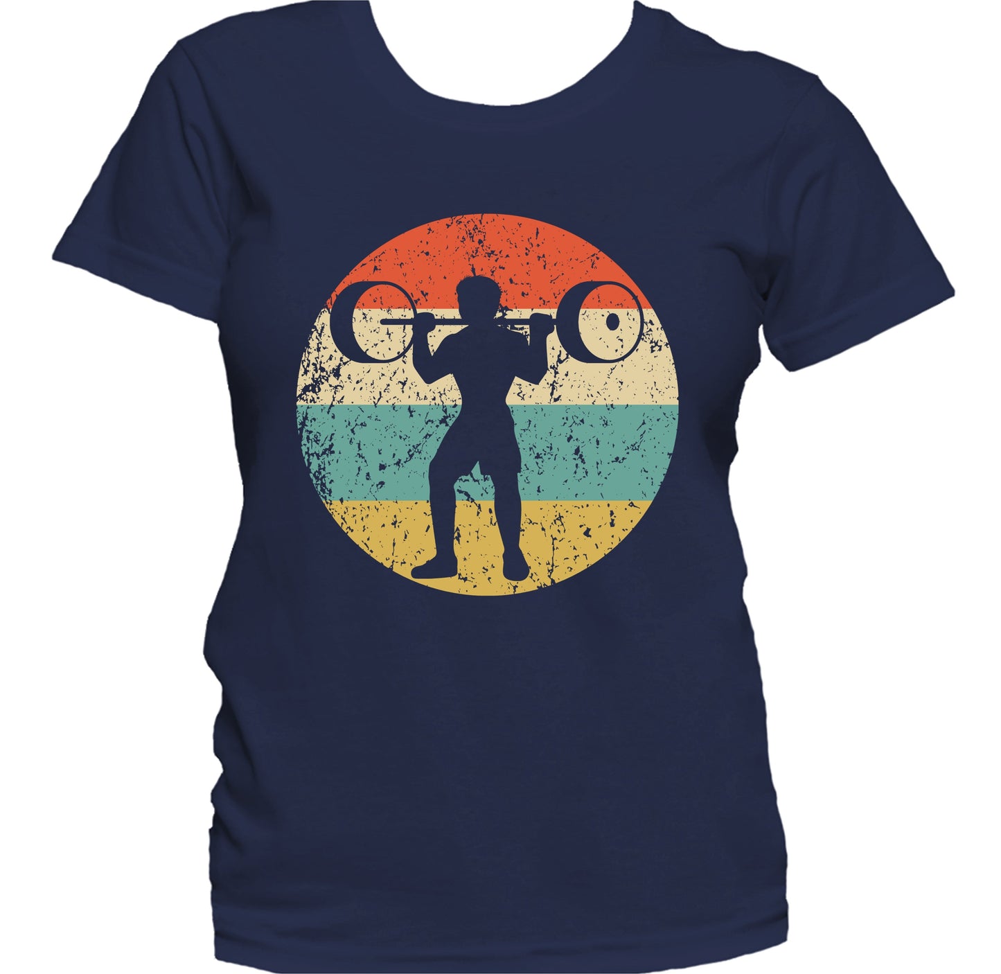 Weightlifting Powerlifting Retro Weightlifting Fitness Women's T-Shirt