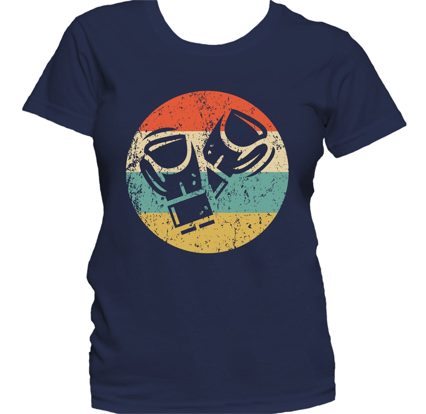 Boxing Gloves Icon Retro Boxing Women's T-Shirt