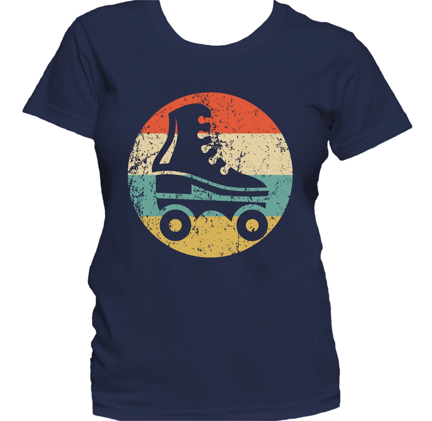 Roller Skate Icon Retro Roller Derby Women's T-Shirt