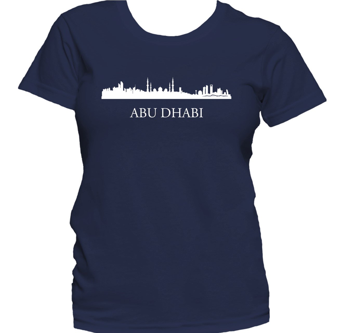 Downtown Abu Dhabi Cityscape Silhouette Women's T-Shirt
