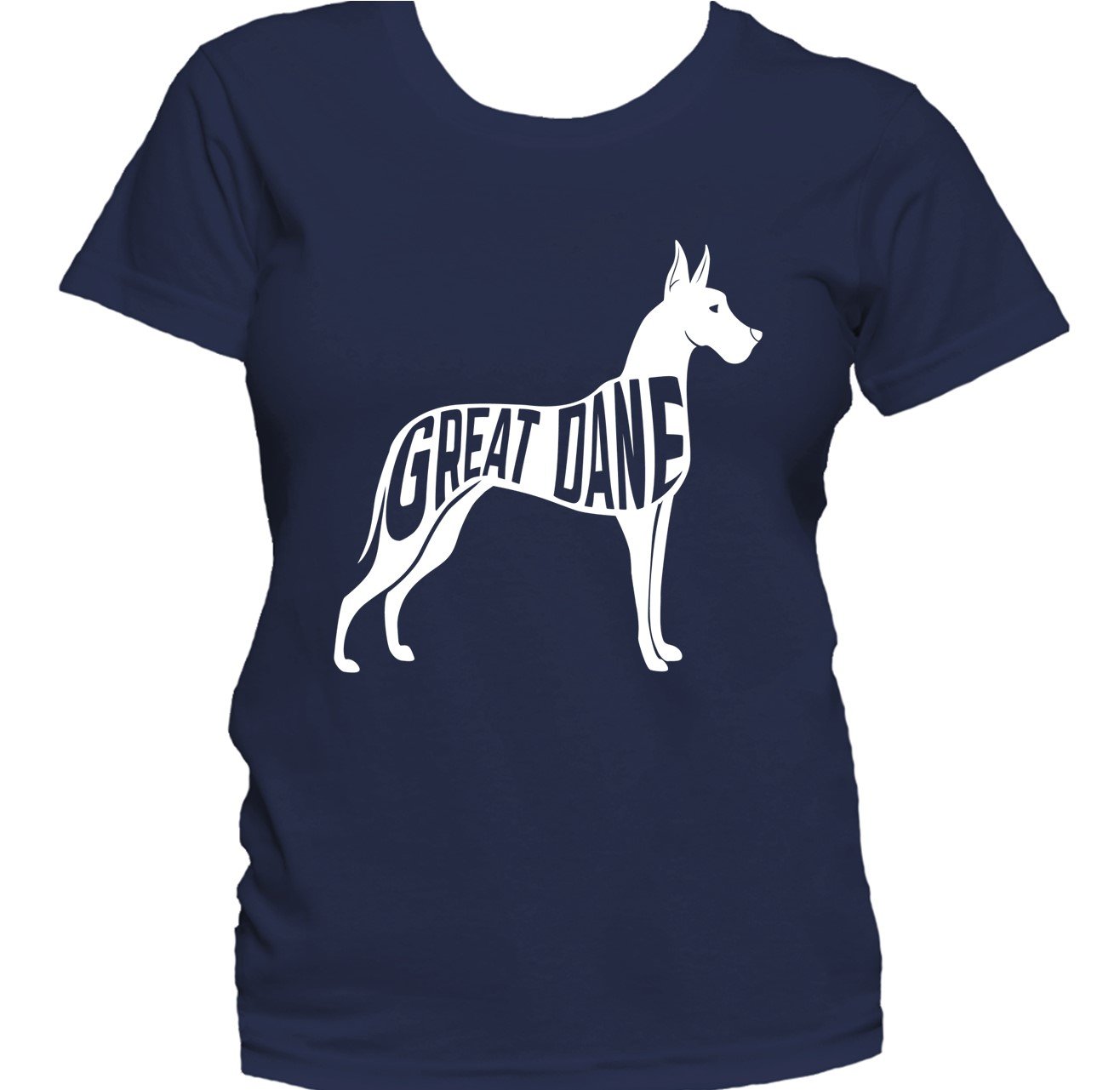 Great Dane Silhouette Cool Dog Owner Women's T-Shirt