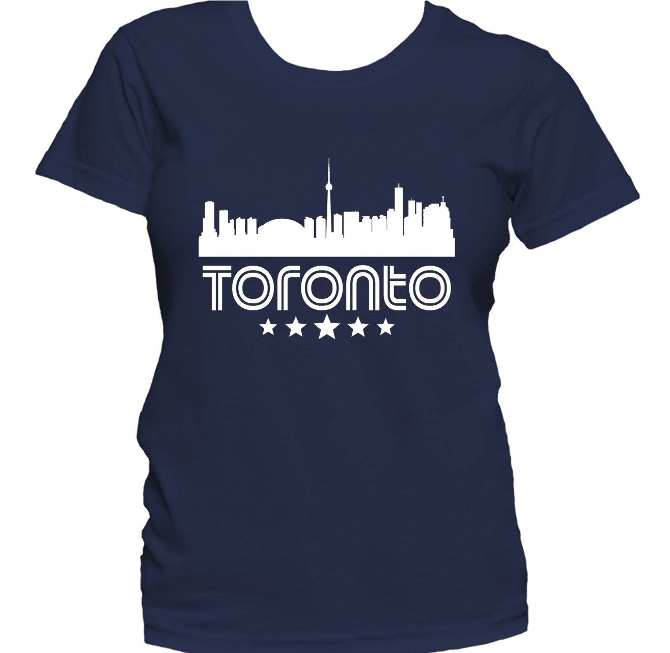 Toronto Ontario Skyline Retro Style Women's T-Shirt