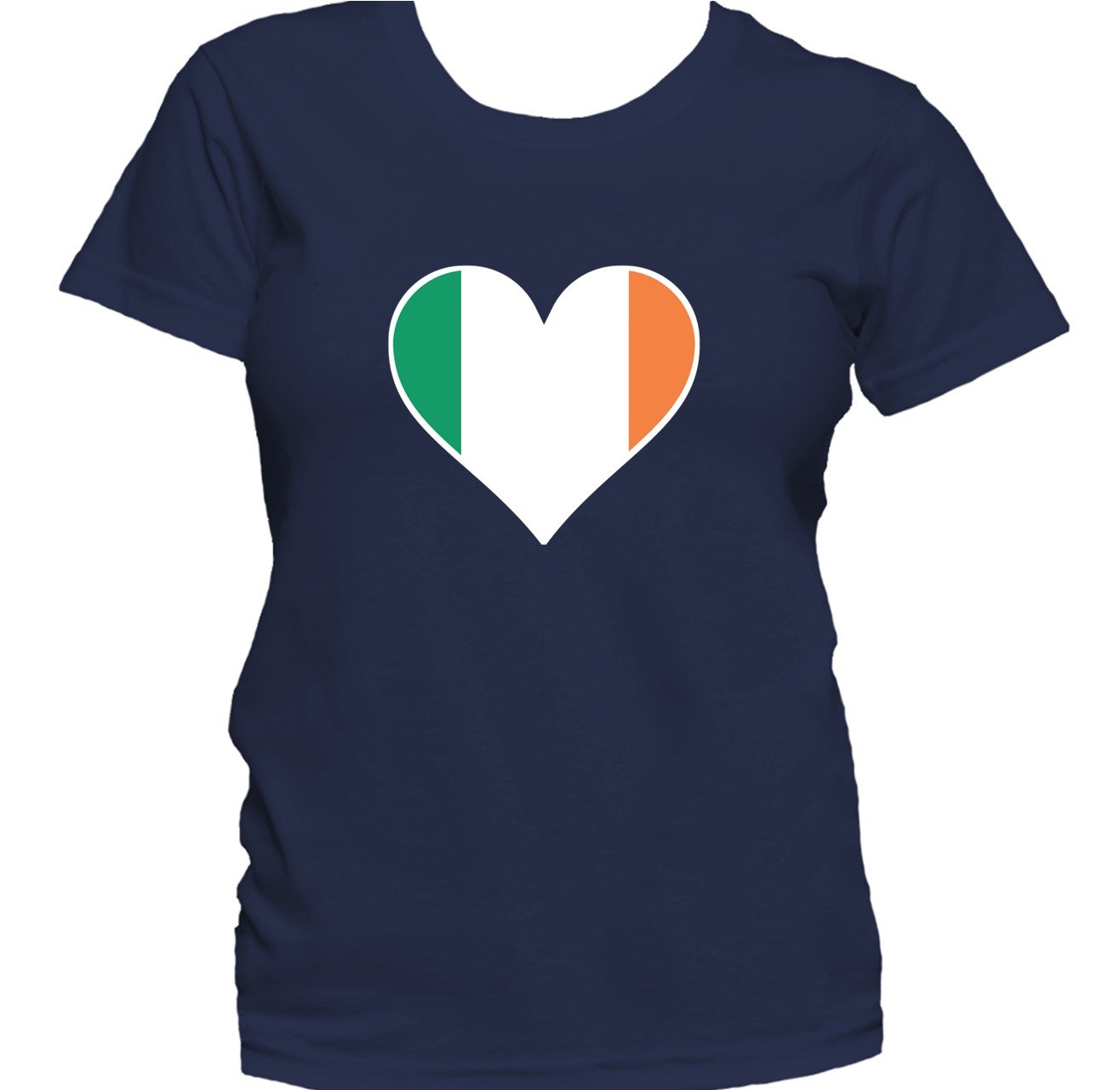 Irish Flag Heart Ireland Love Women's T-Shirt