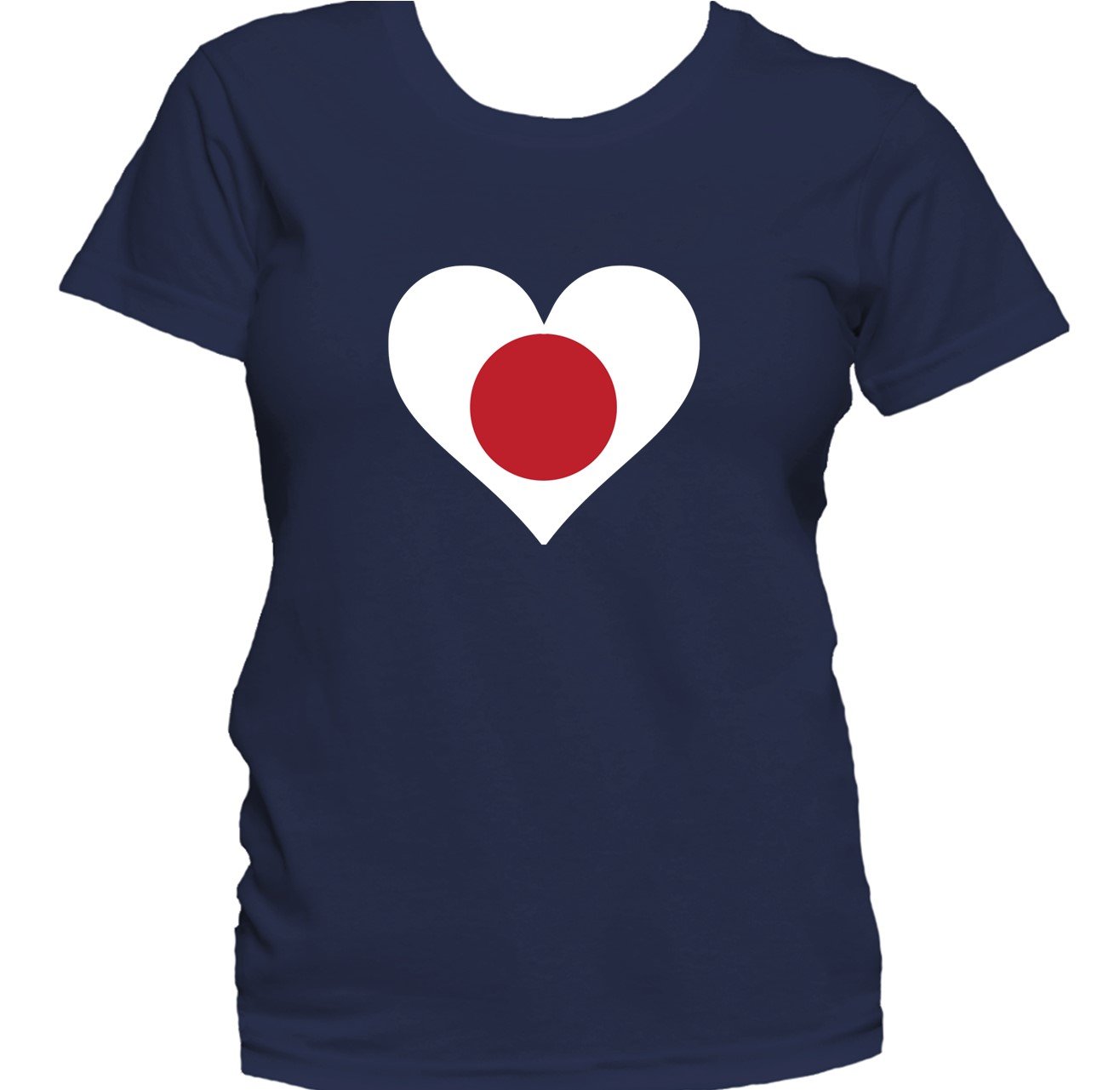 Japanese Flag Heart Japan Love Women's T-Shirt
