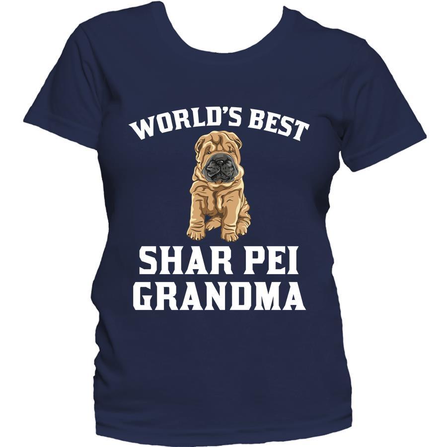 World's Best Shar Pei Grandma Dog Women's T-Shirt