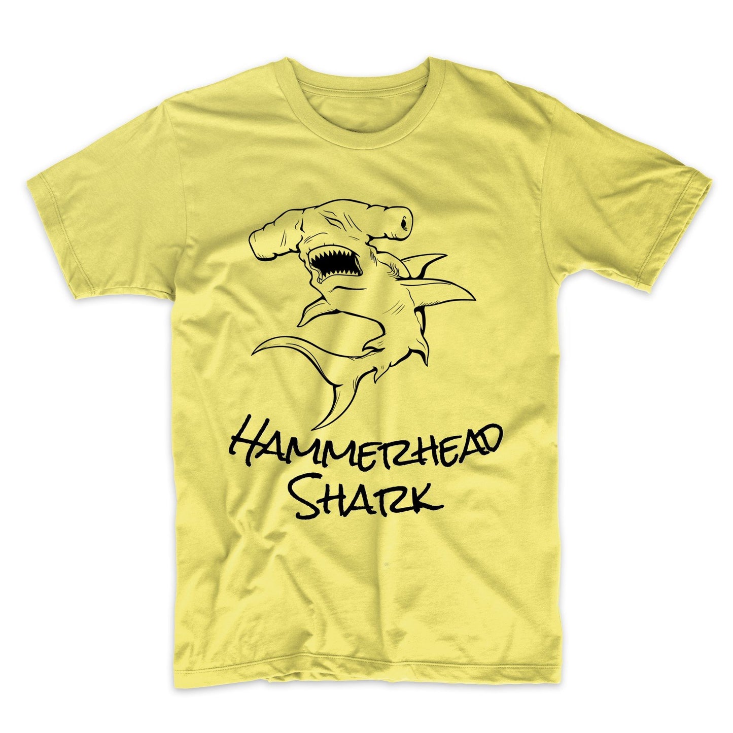 Great Hammerhead Shark Sketch Cool Shark T-Shirt