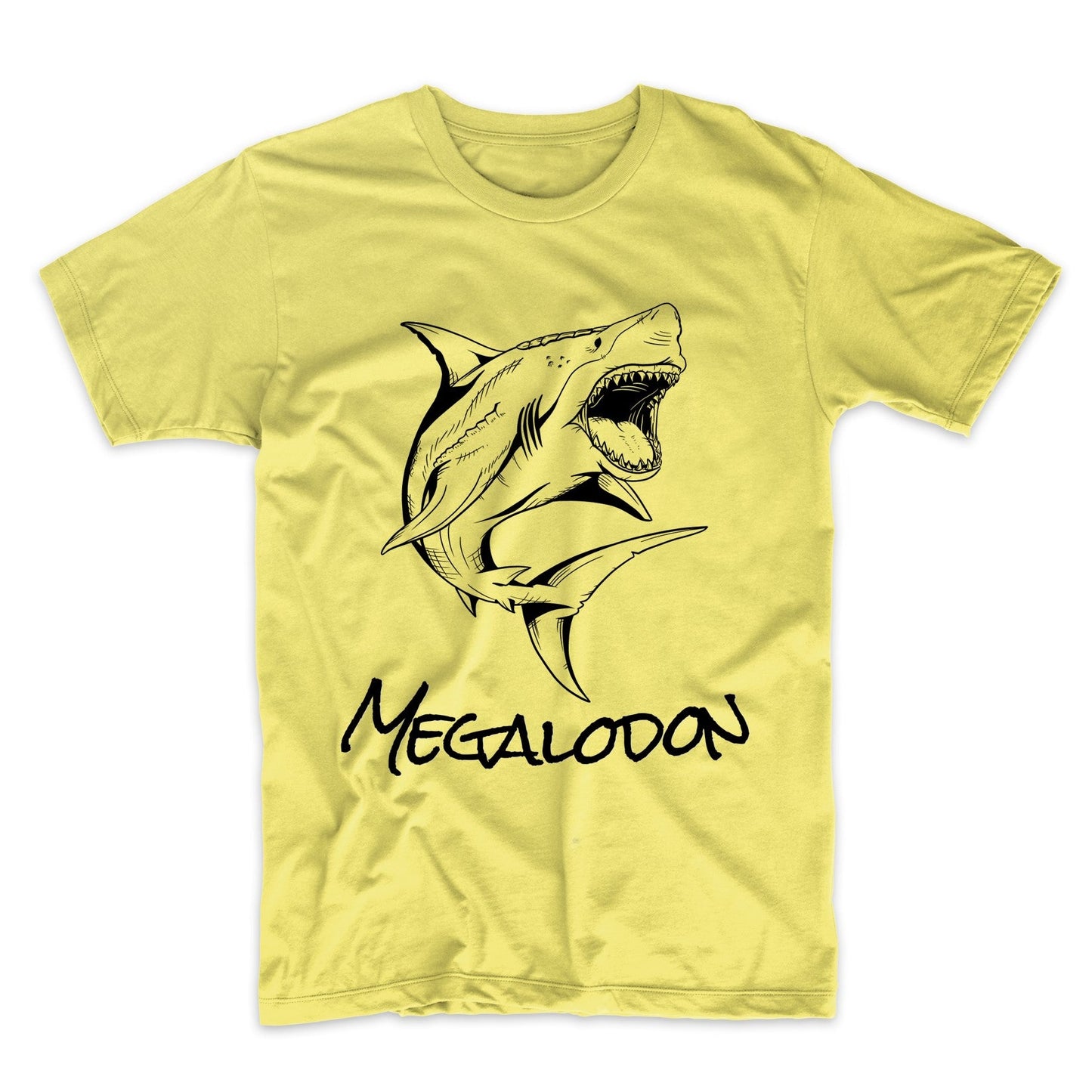 Megalodon Sketch Cool Ancient Giant Shark T-Shirt