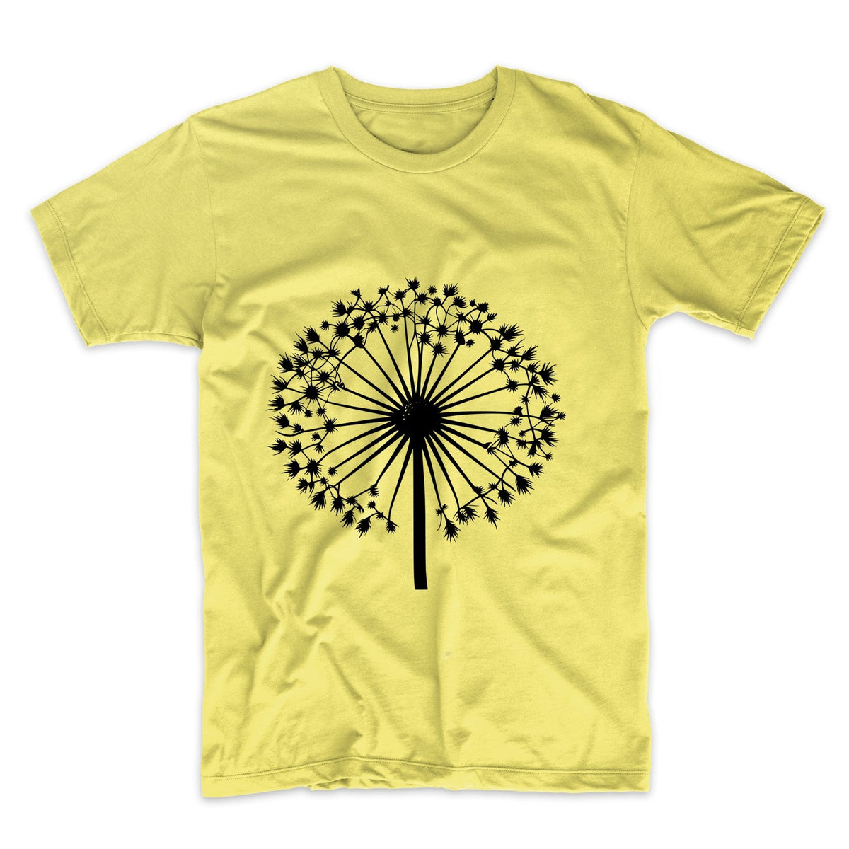 Dandelion Silhouette Flower Nature T-Shirt