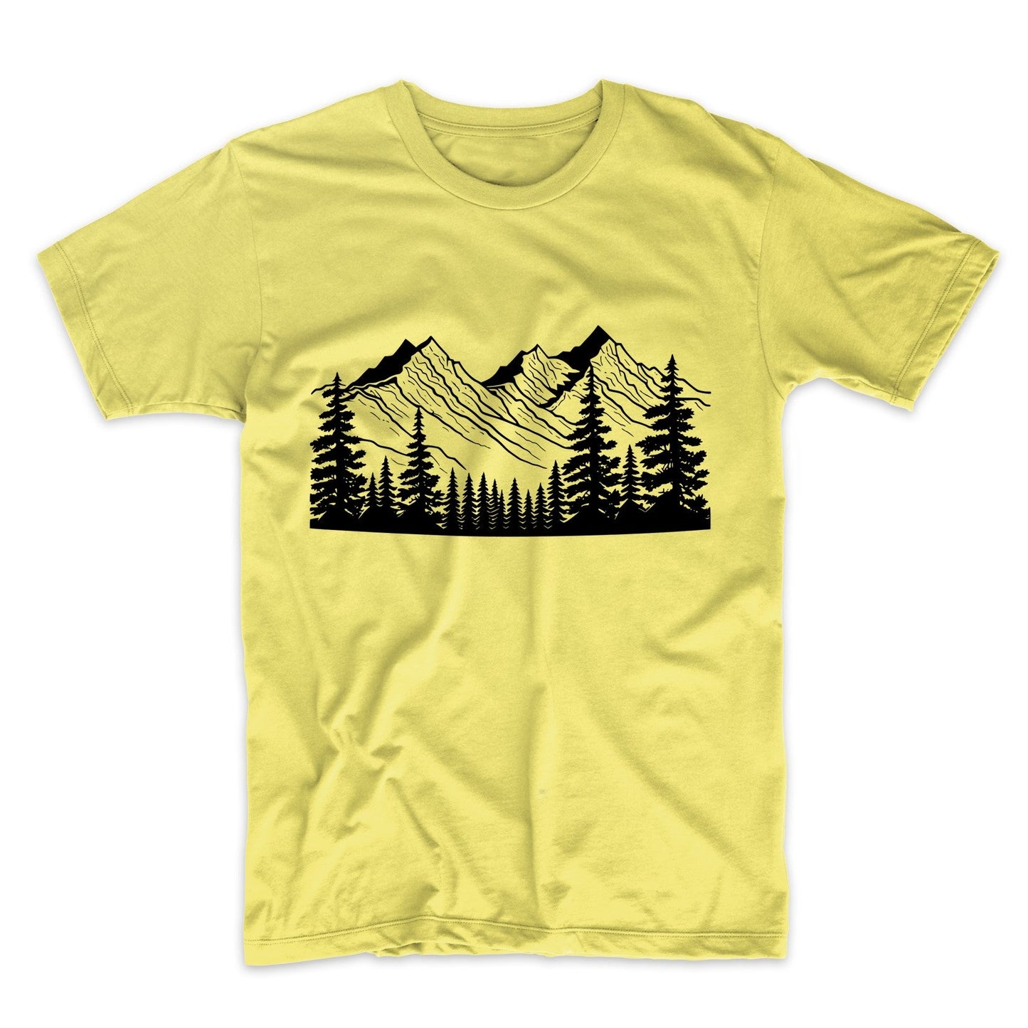 Mountains and Trees Camping Nature T-Shirt