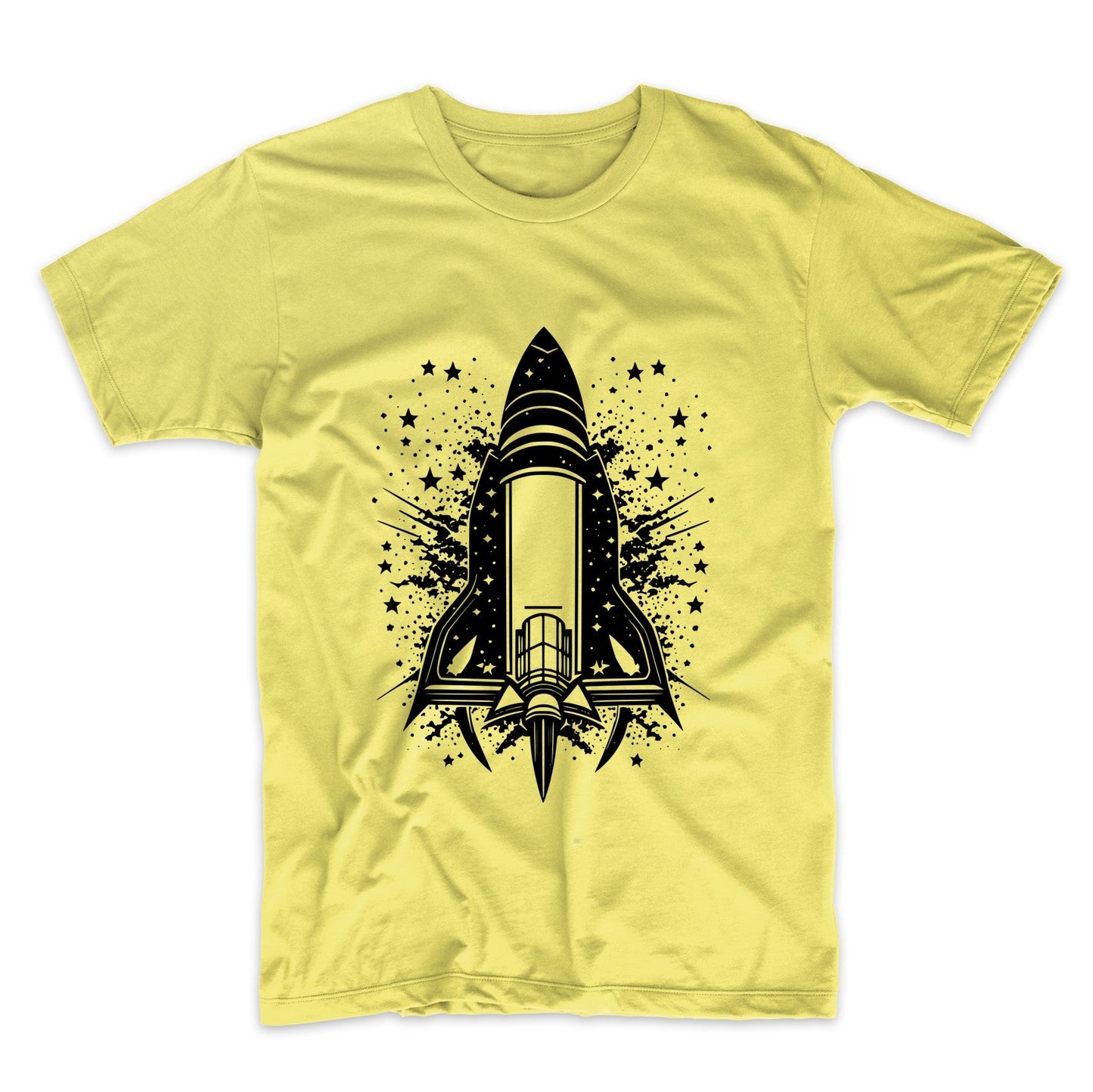 Spaceship Outer Space Science Rocket Ship Minimalist T-Shirt