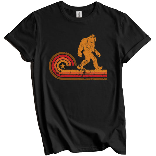 Retro Style Bigfoot Silhouette Sasquatch T-Shirt