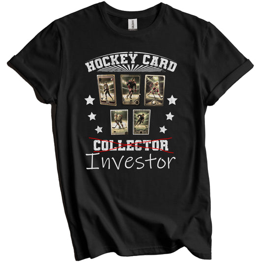 Hockey Card Investor Funny Hockey Card Collection T-Shirt