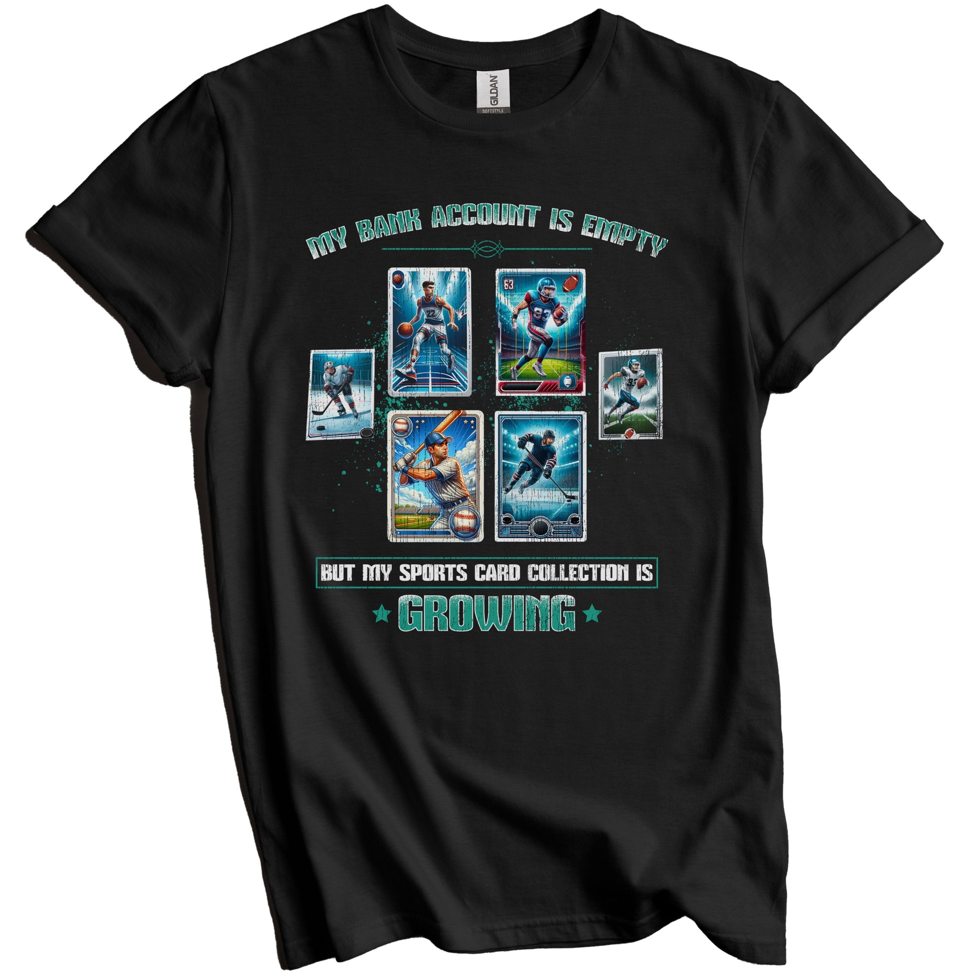 Funny Sports Card Collector Sports Trading Card Collection T-Shirt