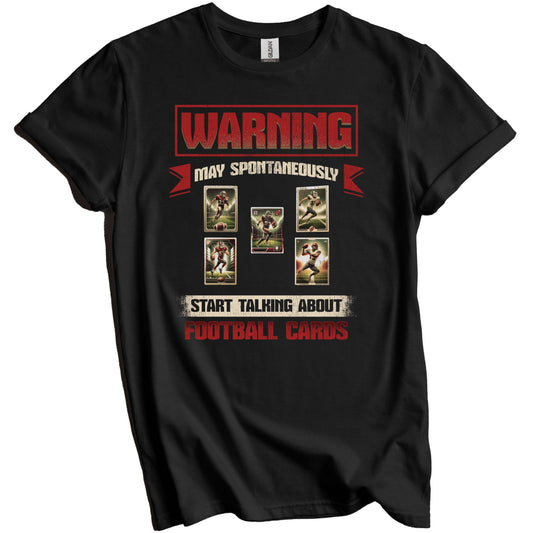 Funny Football Card Collector Trading Card Collection T-Shirt