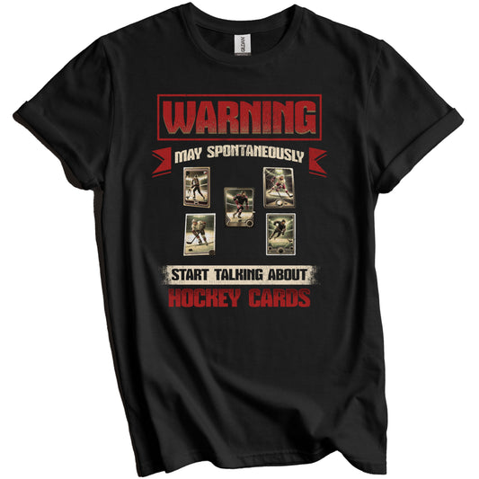 Funny Hockey Card Collector Trading Card Collection T-Shirt