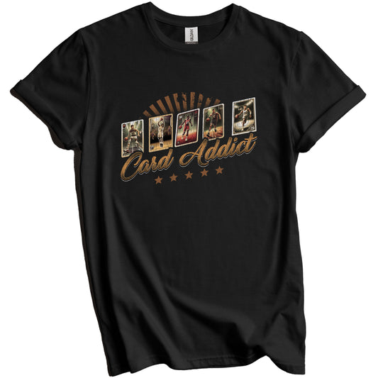 Card Addict Funny Basketball Card Collecting Sport Collector T-Shirt