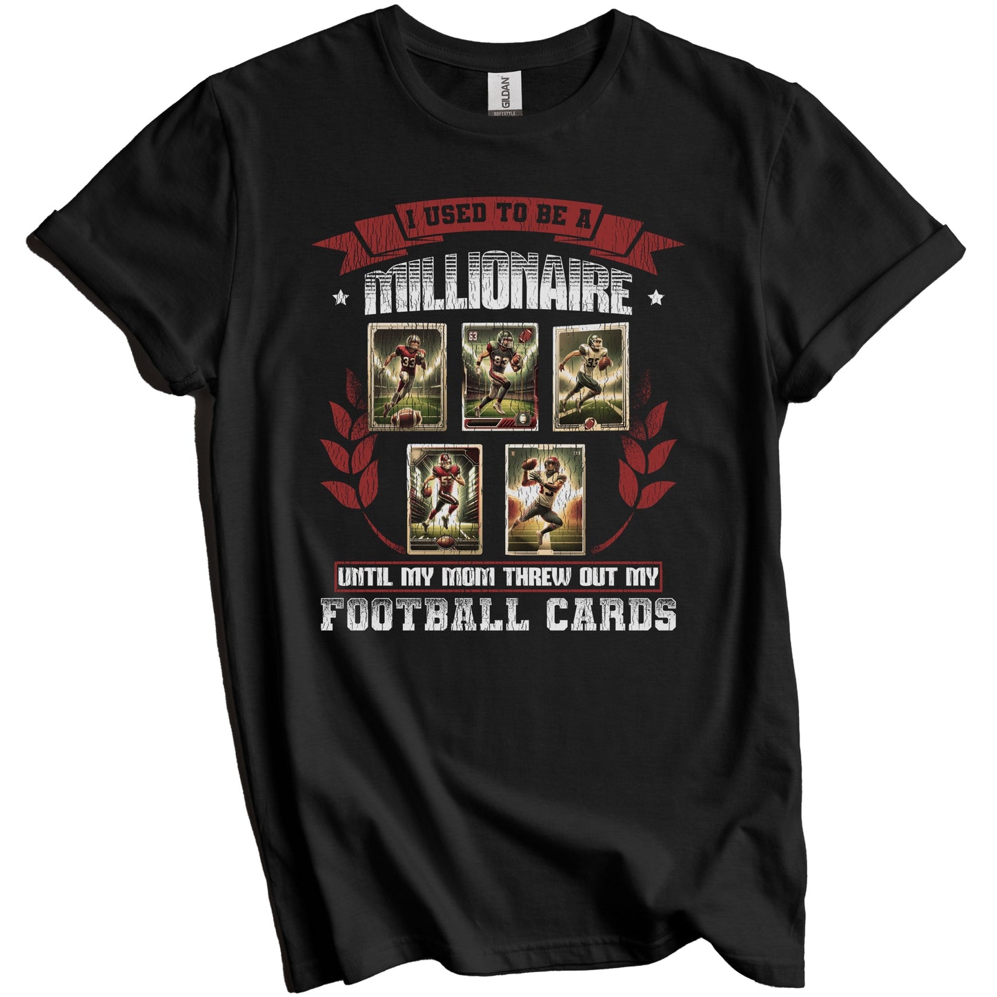 Funny Football Card Collecting Saying Sports Collector T-Shirt