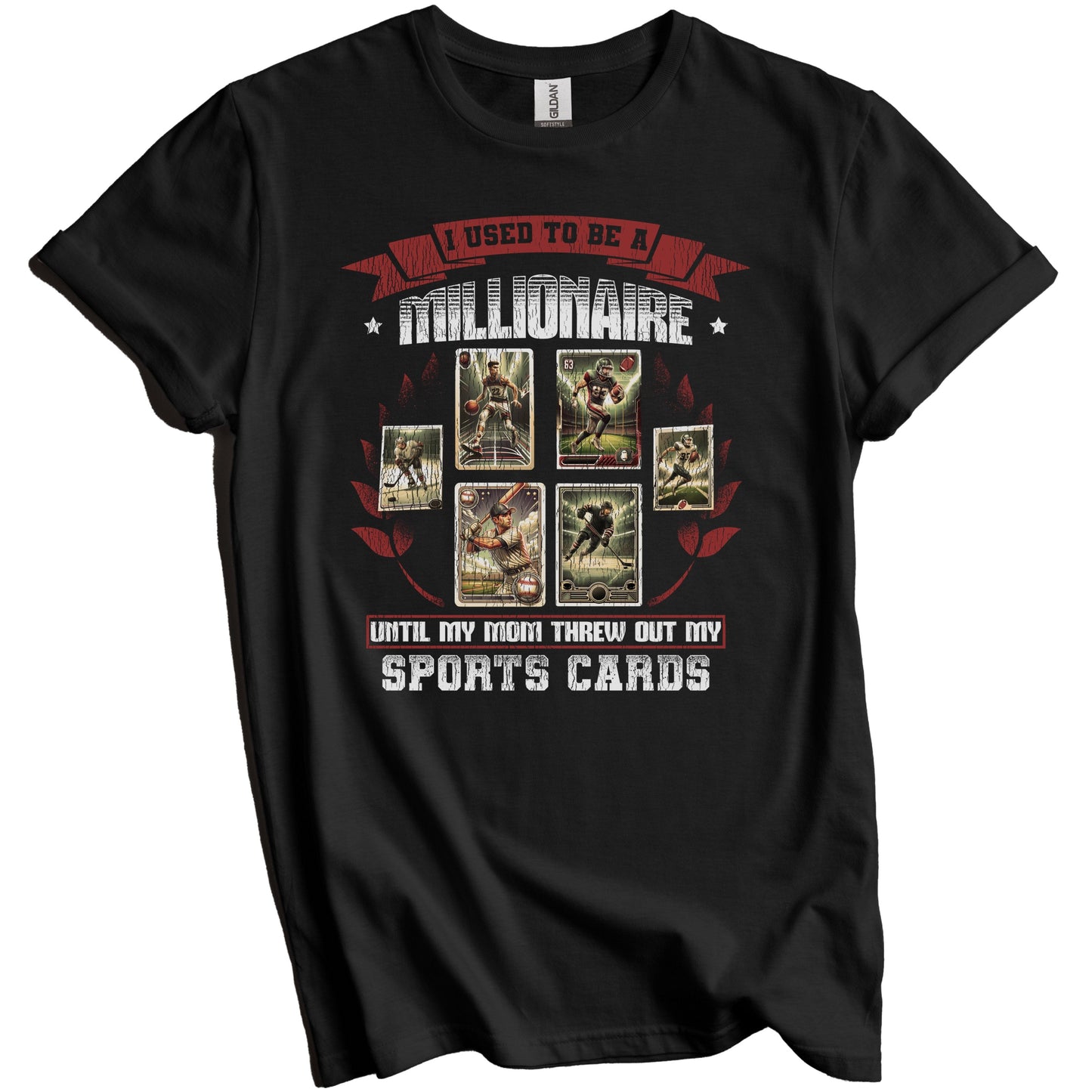 Funny Sports Card Collecting Saying Sports Collector T-Shirt