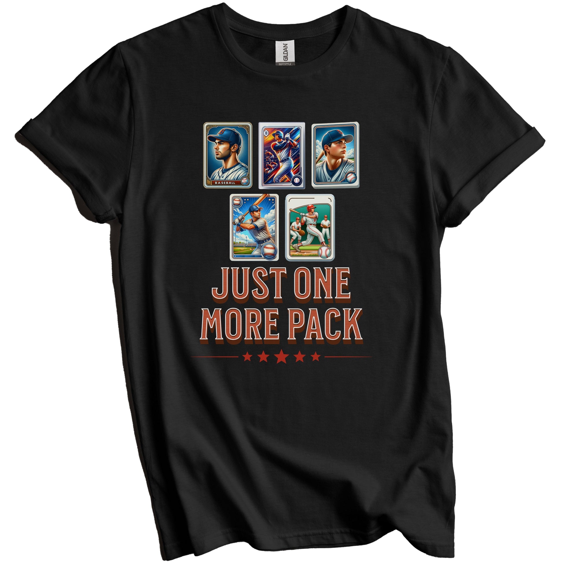 Just One More Pack Funny Baseball Card Collector T-Shirt