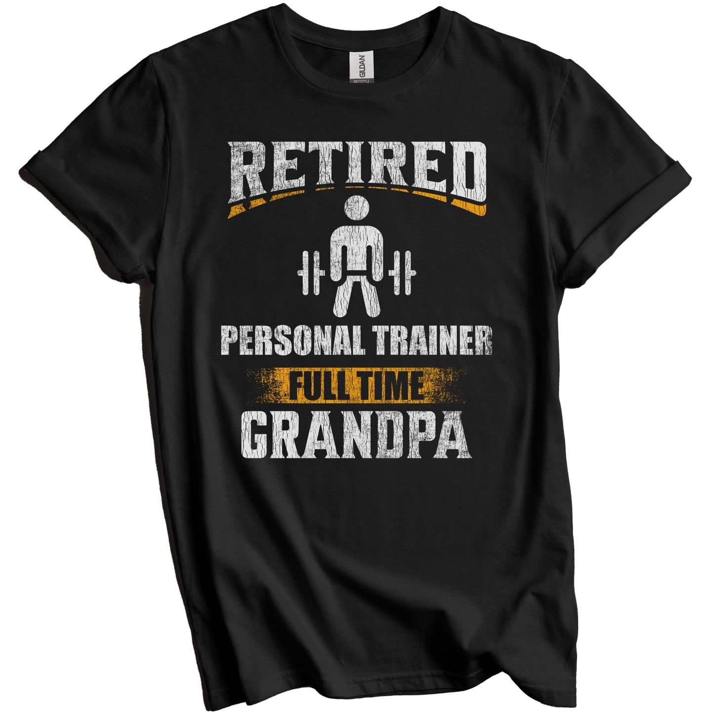 Retired Personal Trainer Full Time Grandpa Funny Grandparent T-Shirt - Retirement Party Gift