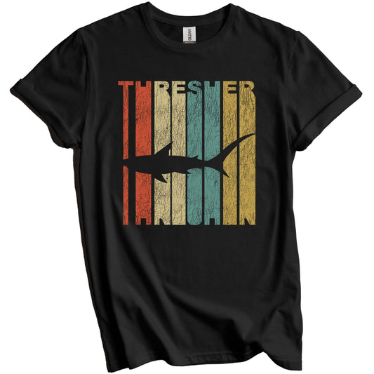 Retro Thresher Shark Distressed Vintage Shark T-Shirt