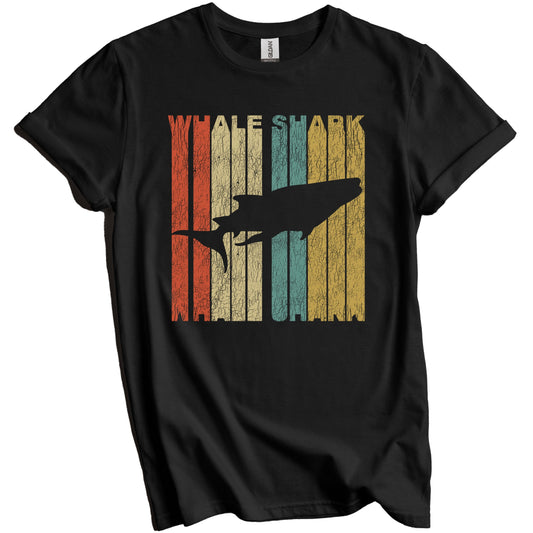 Retro Whale Shark Distressed Vintage Shark T-Shirt