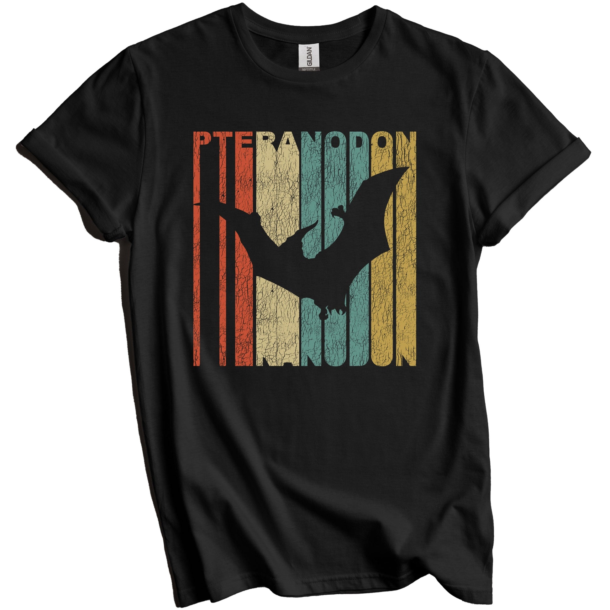 Retro Pteranodon Distressed Vintage Pterosaur Dinosaur T-Shirt