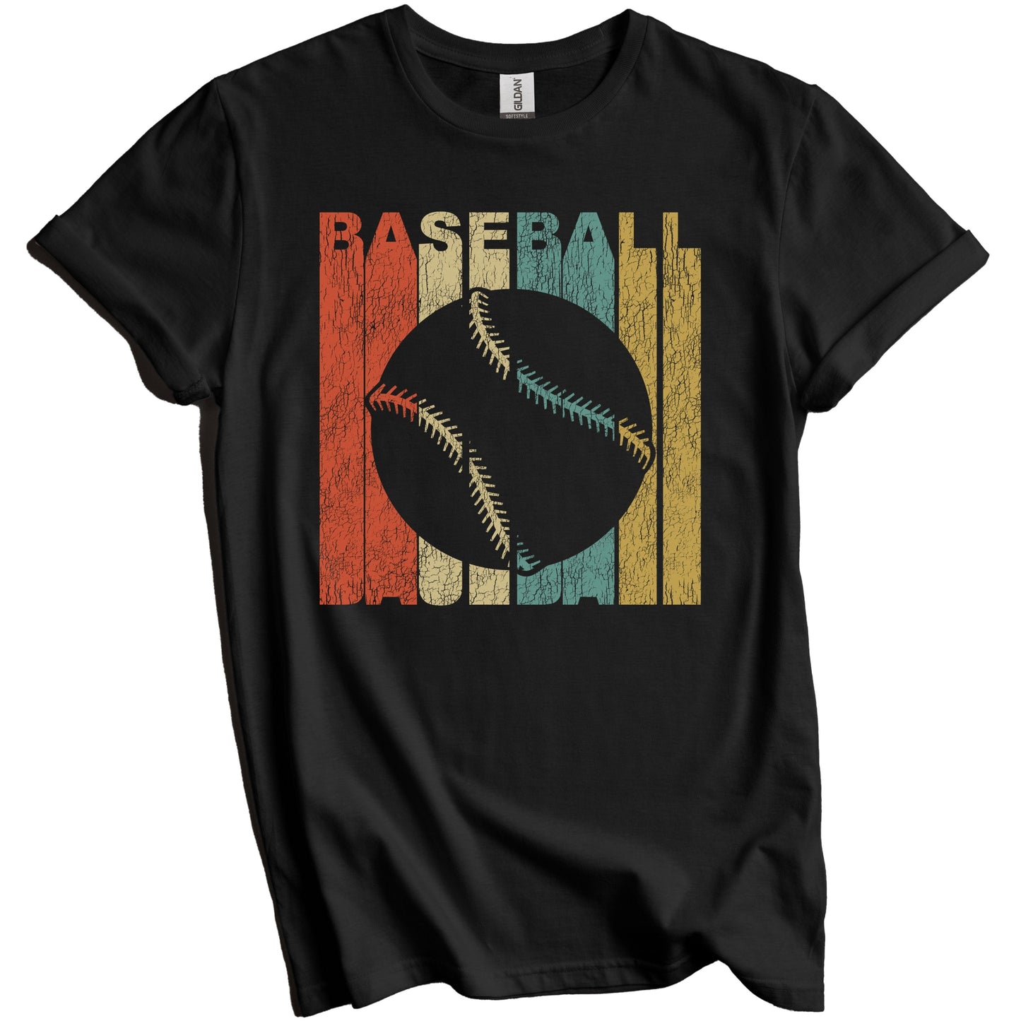 Retro Baseball Distressed Vintage Sports T-Shirt