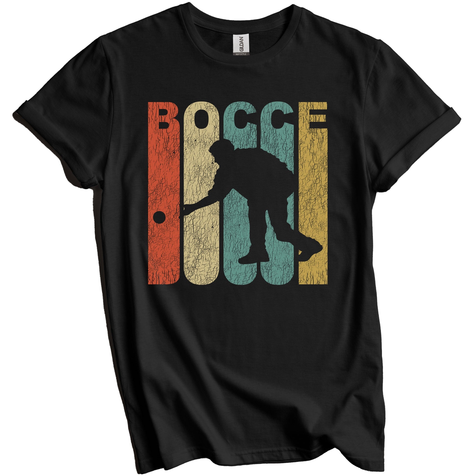 Retro Bocce Distressed Vintage Bocce Ball T-Shirt