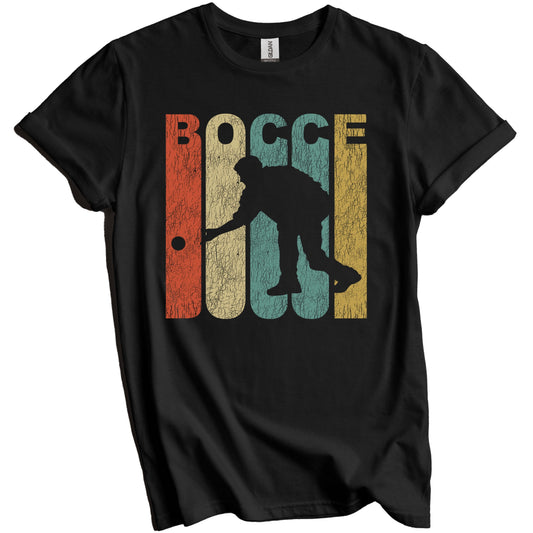 Retro Bocce Distressed Vintage Bocce Ball T-Shirt