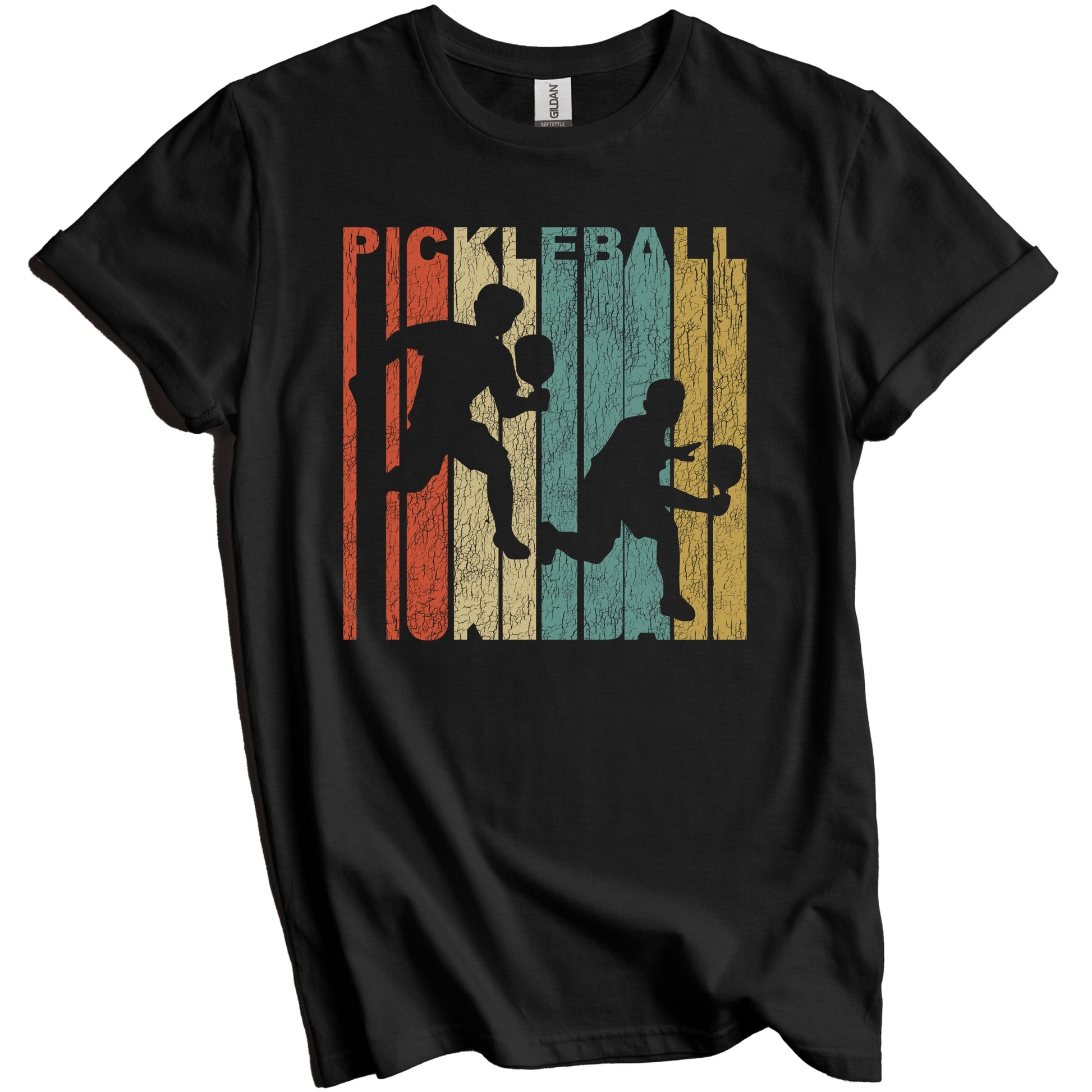 Retro Pickleball Distressed Vintage Sports T-Shirt