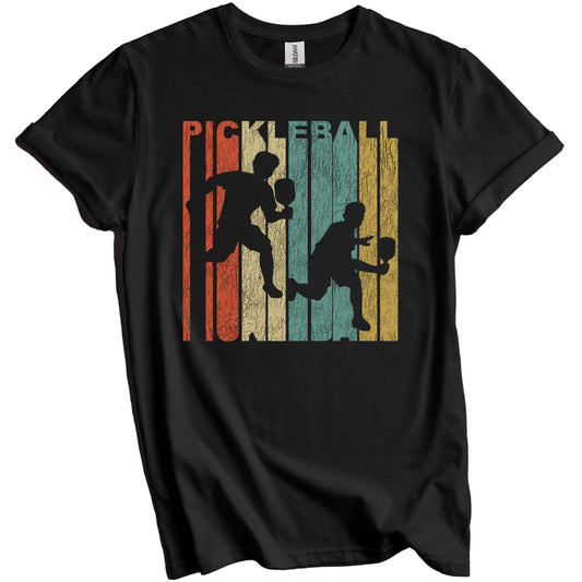 Retro Pickleball Distressed Vintage Sports T-Shirt